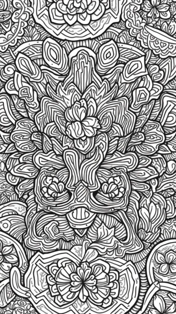 coloring book pages for teens